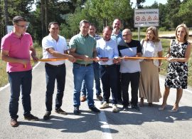 La Diputación inaugura las mejoras del camino forestal de Poyatos-Las Majadas-Vega del Codorno