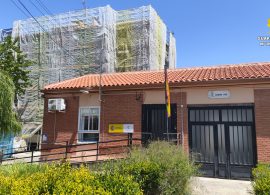 Obras de rehabilitación energética en el cuartel de Carrascosa del Campo