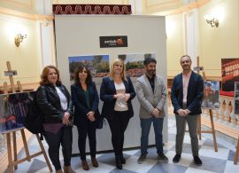 Exposición de la Carrera Solidaria de Amiab en la Diputación de Cuenca