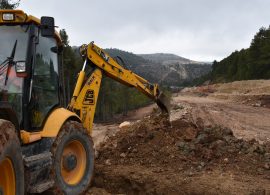 La Junta retoma las obras de reconstrucción de la CM-2201 entre Masegosa y Beteta con las voladuras para el préstamo de materiales 