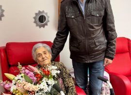 Torrubia del Castillo celebra los 100 años de su vecina Aurora Benítez